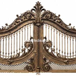 Steel Gate Single Door, Gate Design Drawing Main Gate Lighting In Outdoor