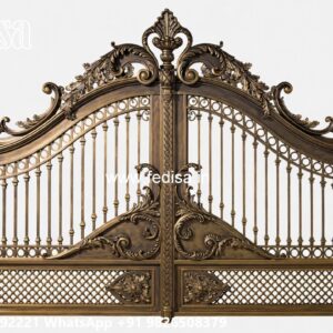 Lohe Ke Gate Ka Colour, Compound Grill Gate Design Main Gate Lighting In Outdoor