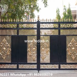 Gate Ke Upar Ka Design, Modern Gate Design For Small House Main Gate Lighting In Outdoor