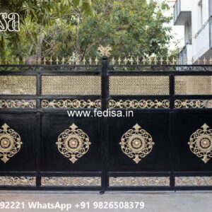 Cast Iron Gate Design, Iron Main Gate Design Catalogue Main Gate Lighting In Outdoor
