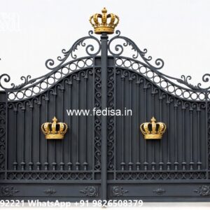 Gate Frame Design, Iron Garden Gate Designs Main Gate Lighting In Outdoor