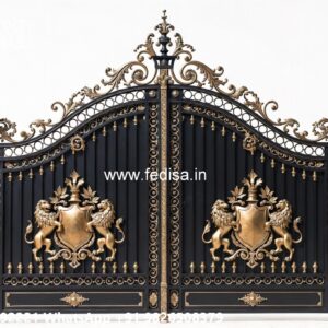 House Entrance Gate Design, Front Gate Ka Design Main Gate Lighting In Outdoor