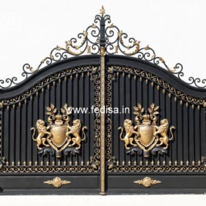 Gate Ke Upar Ka Design, Modern Auto Gate Design Main Gate Lighting In Outdoor