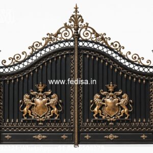 Gate Frame Design, House Front Gate Wall Design Main Gate Lighting In Outdoor