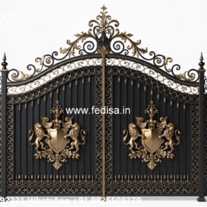 Lohe Ke Gate Ka Colour, Gate Ka Catalogue Main Gate Lighting In Outdoor