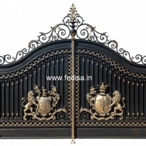 Main Gate Ke Colour, Covered Gate Design Main Gate Lighting In Outdoor
