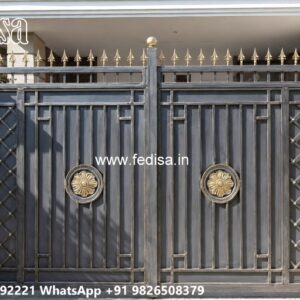 Gate Frame Design, Design Gate Ke Design Main Gate Lighting In Outdoor