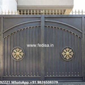 Gate Ke Upar Ka Design, Square Pipe Main Gate Design Main Gate Lighting In Outdoor