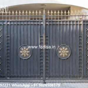 Main Gate Ke Colour, Latest Simple Gate Design Main Gate Lighting In Outdoor