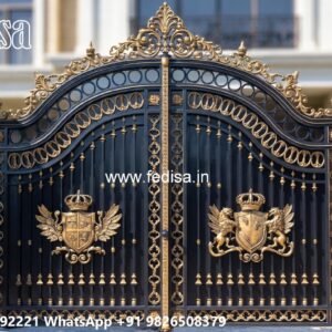 Iron Sheet Gate Design, Different Types Of Gates For House Main Gate Lighting In Outdoor