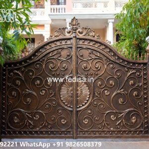 Gate Ke Upar Ka Design, Boundary Wall And Gate Design Main Gate Lighting In Outdoor