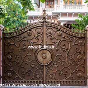 Gate Frame Design, Gate Ka Grill Main Gate Lighting In Outdoor