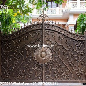 Grill Gate For Main Door Price, Gate And Boundary Wall Design Main Gate Lighting In Outdoor