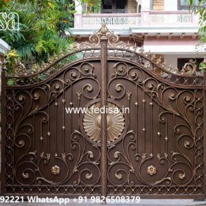 House Entrance Gate Design, Safety Grill Gate Price Main Gate Lighting In Outdoor