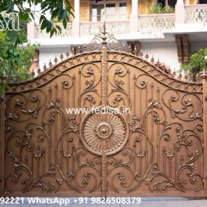 Gate Ke Upar Ka Design, Modern House Gates And Fences Designs Main Gate Lighting In Outdoor