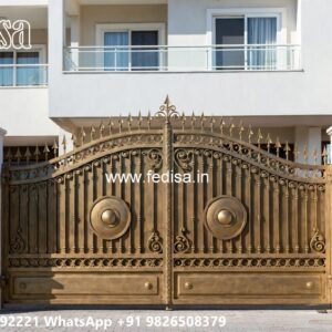 Cast Iron Gate Design, Gate Grill Gate Main Gate Lighting In Outdoor