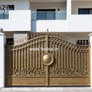 Gate Ke Upar Ka Design, Ss Fancy Gate Main Gate Lighting In Outdoor