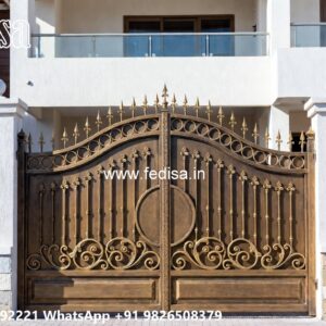 Gate Frame Design, Lawn Gate Design Main Gate Lighting In Outdoor