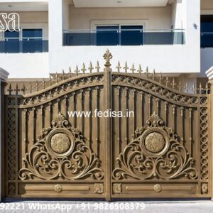 Steel Gate Design Latest, Iron Pipe Gate Design For Home Main Gate Lighting In Outdoor