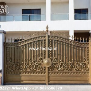 House Entrance Gate Design, Loha Gate Ke Design Main Gate Lighting In Outdoor