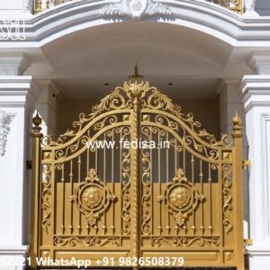 Grill Gate For Main Door Price, Simple Iron Gate Design For House Main Gate Lighting In Outdoor