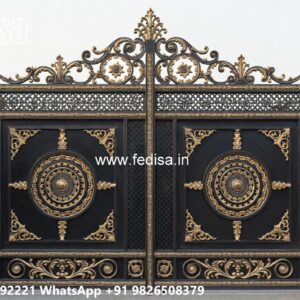Main Gate Ke Colour, Box Pipe Gate Design Main Gate Lighting In Outdoor