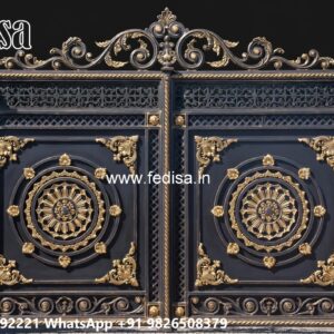 Steel Gate Design Latest, Small Entrance Gate Design Main Gate Lighting In Outdoor