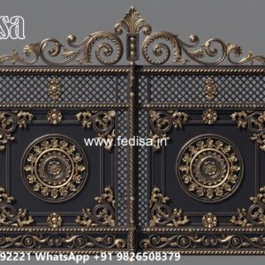 Steel Gate Design Latest, Stainless Steel Grill Gate Design Main Gate Lighting In Outdoor