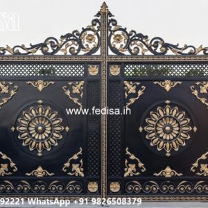 Gate Ke Upar Ka Design, Wrought Iron Window Grills Design Main Gate Lighting In Outdoor