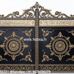 Cast Iron Gate Design, Best Design Of Main Gate Main Gate Lighting In Outdoor