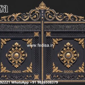 Main Gate Ke Colour, Gate Design Flower Main Gate Lighting In Outdoor