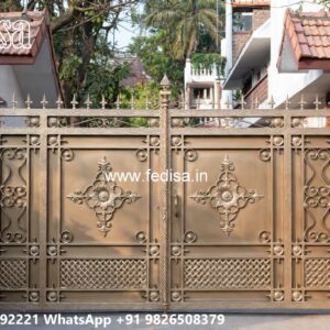 Gate Ke Upar Ka Design, Front Gate Design In Steel Main Gate Lighting In Outdoor