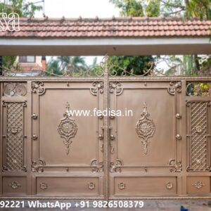 Grill Gate For Main Door Price, Modern Boundary Gate Design Main Gate Lighting In Outdoor