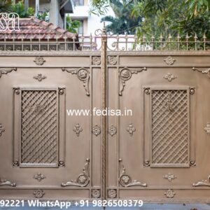 Lohe Ke Gate Ka Colour, Entrance Grill Design Main Gate Lighting In Outdoor