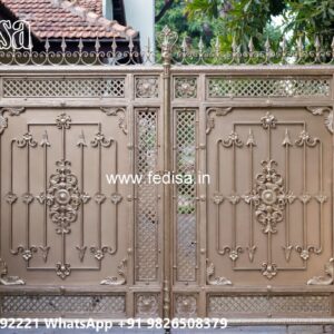 House Entrance Gate Design, 4 By 7 Ka Gate Main Gate Lighting In Outdoor