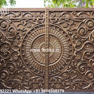 Gate Frame Design, Architectural Gate Design Main Gate Lighting In Outdoor