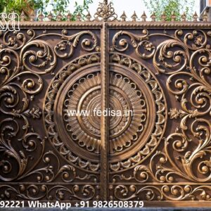 Gate Ke Upar Ka Design, Main Gate Single Door Iron Gate Design Main Gate Lighting In Outdoor