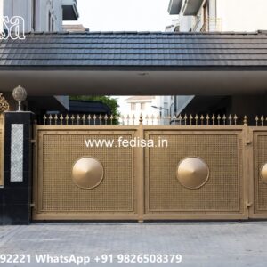 Steel Gate Design Latest, Door Design Gate Main Gate Lighting In Outdoor