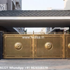 Steel Gate Single Door, Main Gate Design Ss Main Gate Lighting In Outdoor