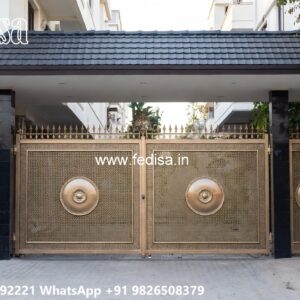 House Entrance Gate Design, Front Small Gate Design Main Gate Lighting In Outdoor