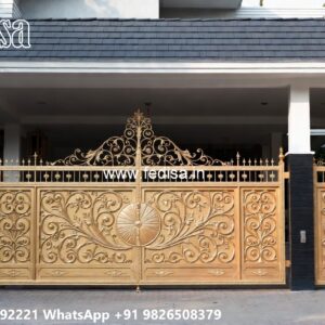 House Entrance Gate Design, Sliding Door Designs For Main Gate Main Gate Lighting In Outdoor