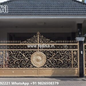 Main Gate Design 2026, Sliding Gate Design Main Gate Lighting In Outdoor