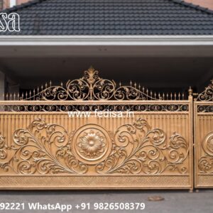 Mane Gate Design, Home Gate Design Main Gate Lighting In Outdoor