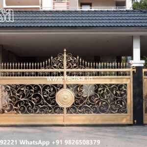 Compound Wall Gate Price, Gate Design 2026 Main Gate Lighting In Outdoor