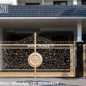 Lightweight Gate Design, Ss Gate Main Gate Lighting In Outdoor