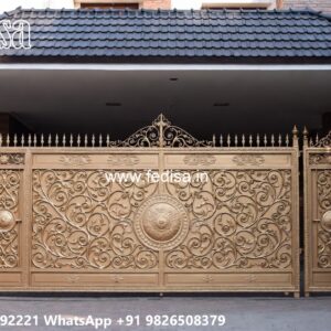 Mane Gate Design, Door Gate Design Main Gate Lighting In Outdoor