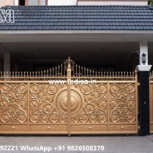 Compound Wall Gate Price, Boundary Gate Design Main Gate Lighting In Outdoor