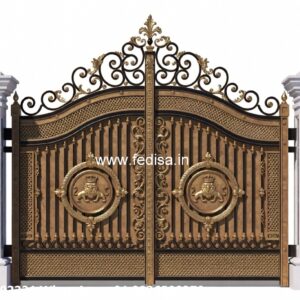 Main Gate Design 2025, Steel Ke Gate Main Gate Lighting In Outdoor
