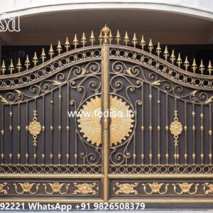 Steel Ke Gate Ki Design, Main Gate Grill Design Main Gate Lighting In Outdoor