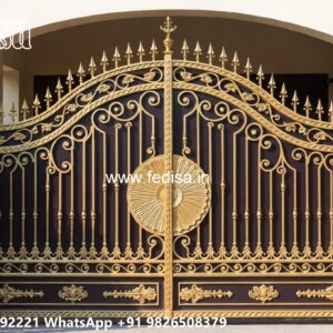 Main Gate Design 2027, Sliding Gate Design For Home Main Gate Lighting In Outdoor